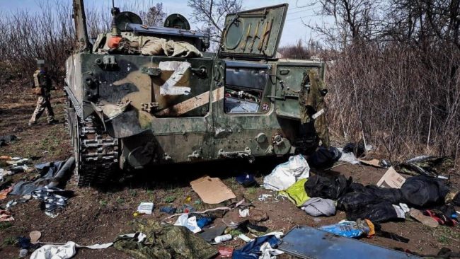 данные о потерях российских войск в Украине